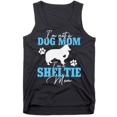 Sheltie Mom Dog Lovers Gifts For Dog Paw Mother's Day Tank Top