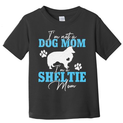 Sheltie Mom Dog Lovers Gifts For Dog Paw Mother's Day Toddler T-Shirt