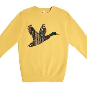 Sitka Mallard Dux Waterfowl Hunting Gear Duck Premium Crewneck Sweatshirt