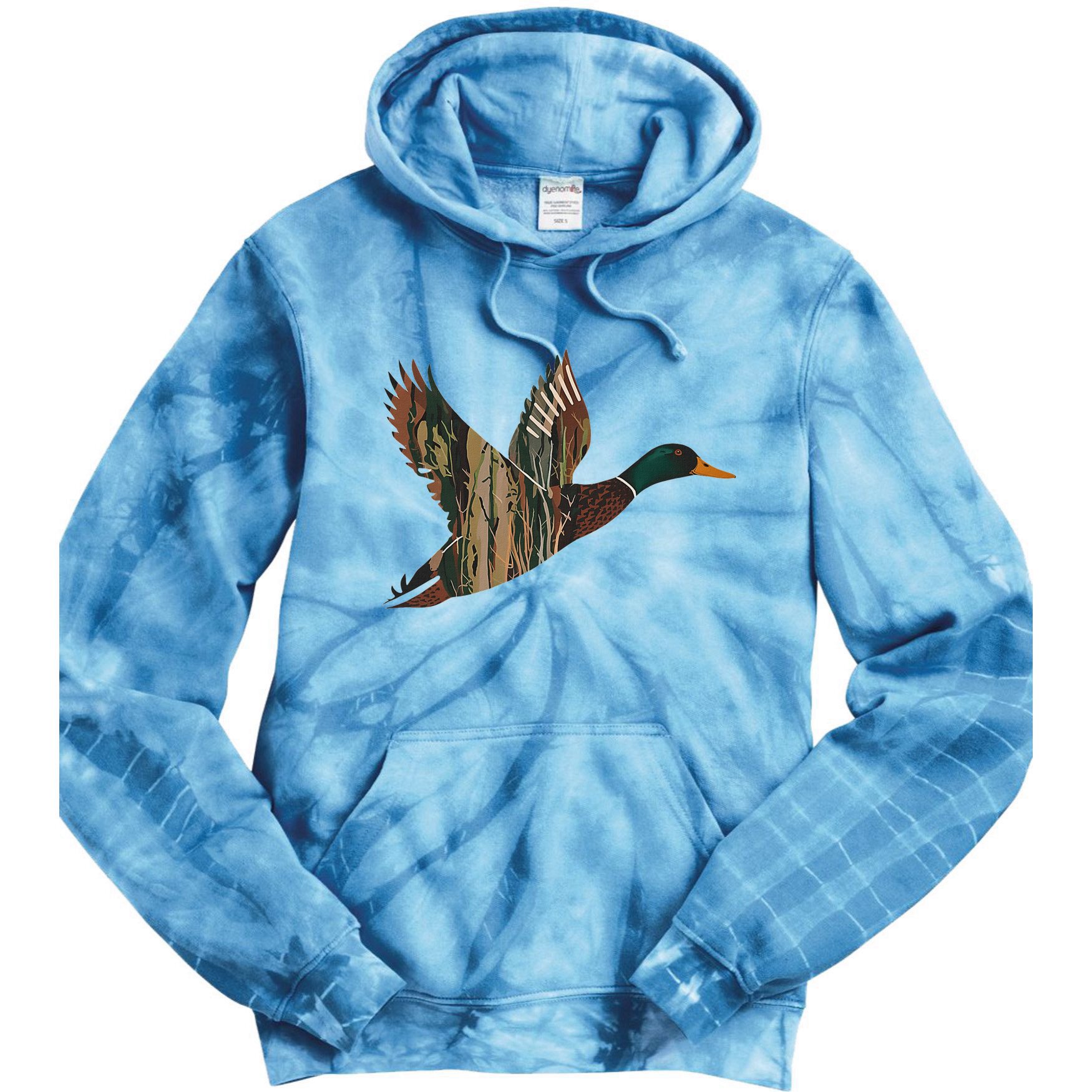 Sitka Mallard Dux Waterfowl Hunting Gear Duck Tie Dye Hoodie