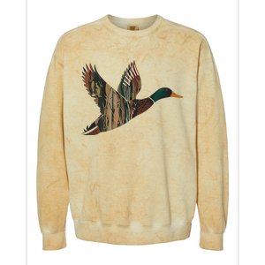 Sitka Mallard Dux Waterfowl Hunting Gear Duck Colorblast Crewneck Sweatshirt