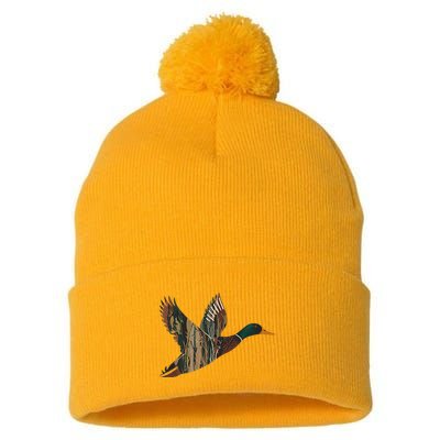 Sitka Mallard Dux Waterfowl Hunting Gear Duck Pom Pom 12in Knit Beanie