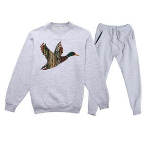 Sitka Mallard Dux Waterfowl Hunting Gear Duck Premium Crewneck Sweatsuit Set