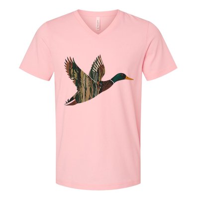 Sitka Mallard Dux Waterfowl Hunting Gear Duck V-Neck T-Shirt