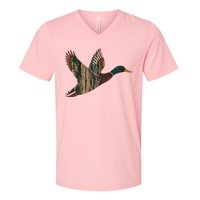 Sitka Mallard Dux Waterfowl Hunting Gear Duck V-Neck T-Shirt