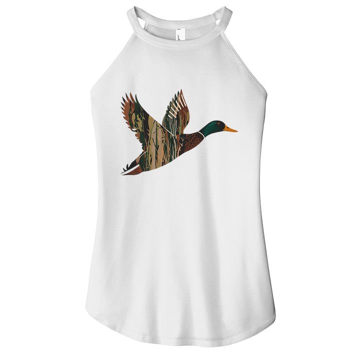 Sitka Mallard Dux Waterfowl Hunting Gear Duck Women's Perfect Tri Rocker Tank