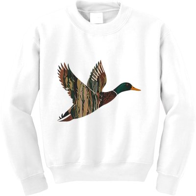Sitka Mallard Dux Waterfowl Hunting Gear Duck Kids Sweatshirt