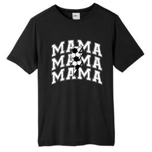 soccer Mama Distressed Lightning Bolt Mom Tall Fusion ChromaSoft Performance T-Shirt