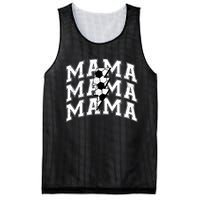 soccer Mama Distressed Lightning Bolt Mom Mesh Reversible Basketball Jersey Tank