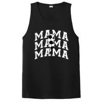 soccer Mama Distressed Lightning Bolt Mom PosiCharge Competitor Tank