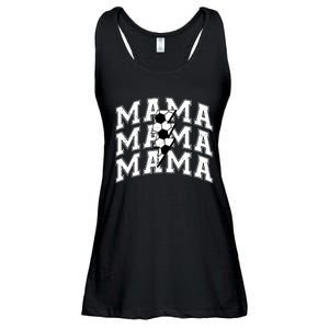 Soccer Mama Distressed Lightning Bolt Mom Ladies Essential Flowy Tank