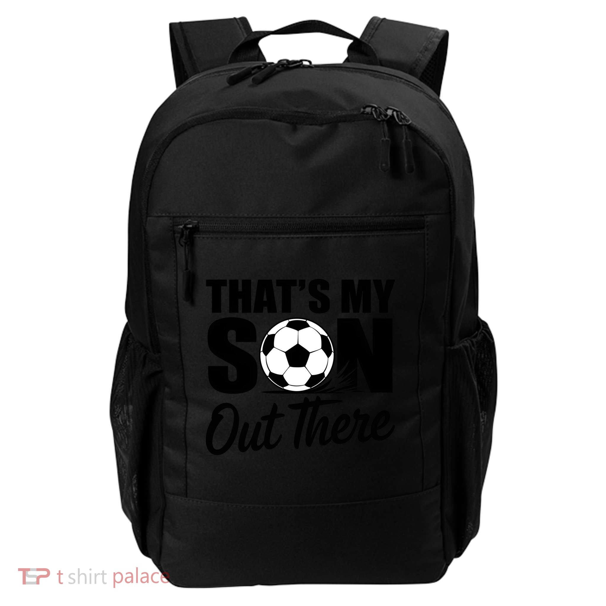 Soccer Mom Dad Proud Parent Game Day Gift Backpack