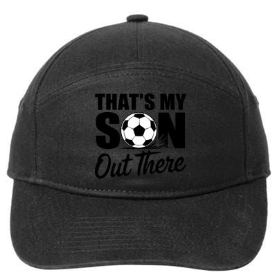 Soccer Mom Dad Proud Parent Game Day Gift 7-Panel Snapback Hat