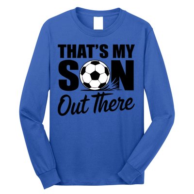 Soccer Mom Dad Proud Parent Game Day Gift Long Sleeve Shirt