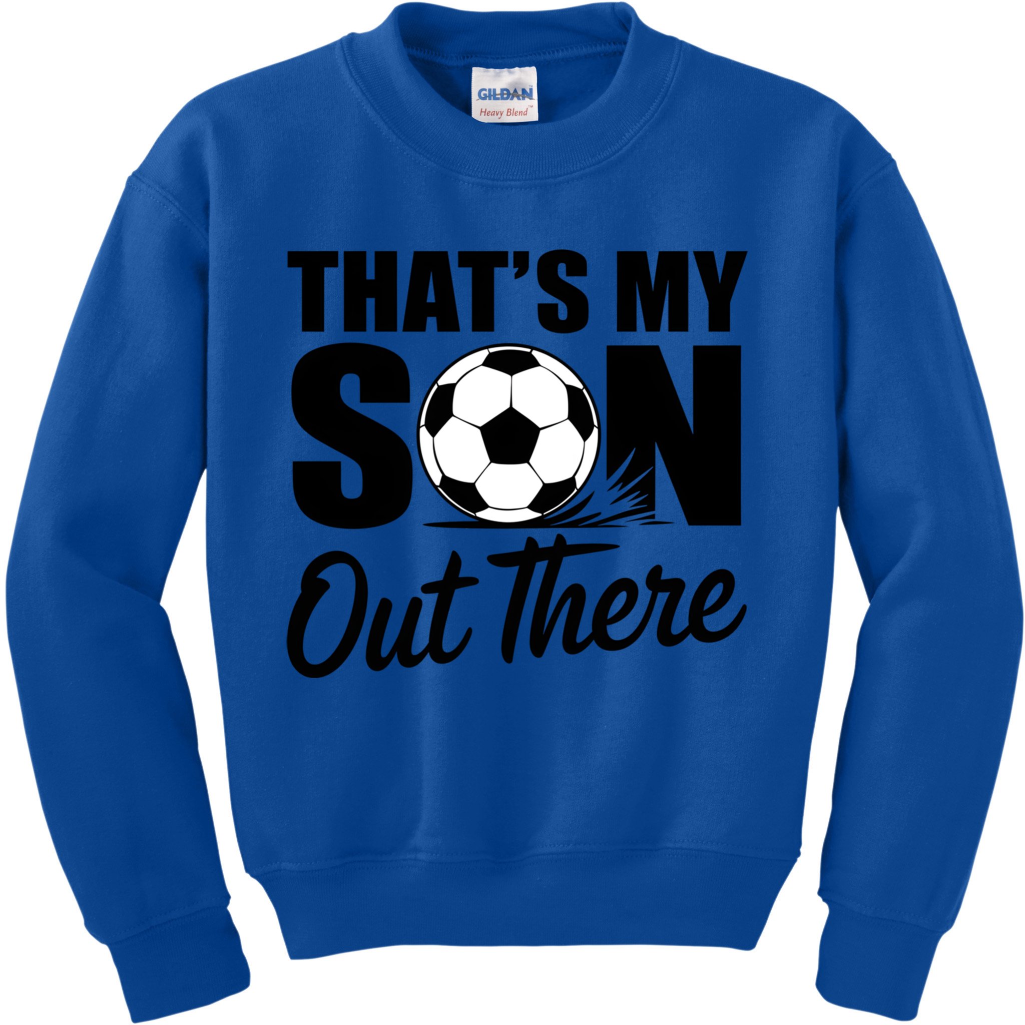 Soccer Mom Dad Proud Parent Game Day Gift Kids Sweatshirt