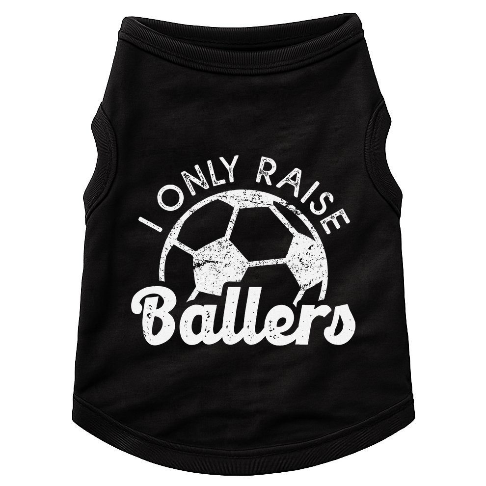 Soccer Mom Dad Mama I Only Raise Ballers Soccer Family Doggie Tank