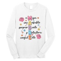 Spanish Mothers Day Family Mommy Mom Long Sleeve Shirt