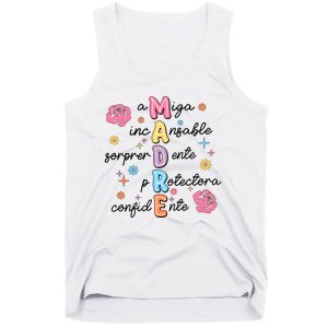 Spanish Mothers Day Family Mommy Mom Tank Top