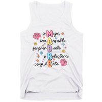 Spanish Mothers Day Family Mommy Mom Tank Top