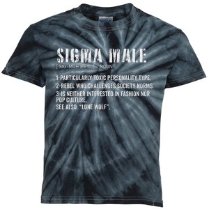 Sigma Male Definition Funny Dictionary For Kids Tie-Dye T-Shirt