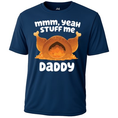 Stuff Me Daddy Funny Thanksgiving Turkey Performance Shirt