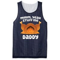 Stuff Me Daddy Funny Thanksgiving Turkey Mesh Reversible Basketball Jersey Tank