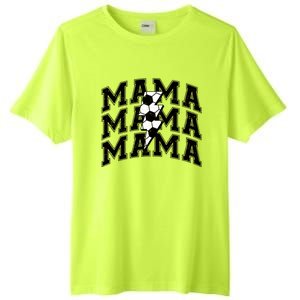 Soccer Mama Distressed Lightning Bolt Mom Tall Fusion ChromaSoft Performance T-Shirt