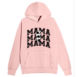 Soccer Mama Distressed Lightning Bolt Mom Urban Pullover Hoodie