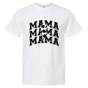 Soccer Mama Distressed Lightning Bolt Mom Garment-Dyed Heavyweight T-Shirt