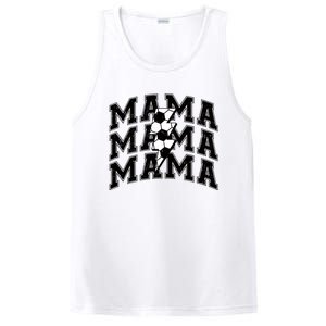 Soccer Mama Distressed Lightning Bolt Mom PosiCharge Competitor Tank