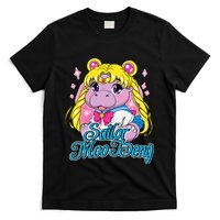 Sailor Moo Deng Funny Hippo Moo Deng Cute T-Shirt