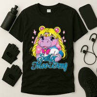 Sailor Moo Deng Funny Hippo Moo Deng Cute T-Shirt