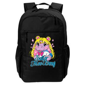 Sailor Moo Deng Funny Hippo Moo Deng Cute Daily Commute Backpack