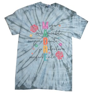 Spanish Mothers Day Retro Madre Retro Mama Tie-Dye T-Shirt