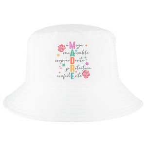 Spanish Mothers Day Retro Madre Retro Mama Cool Comfort Performance Bucket Hat