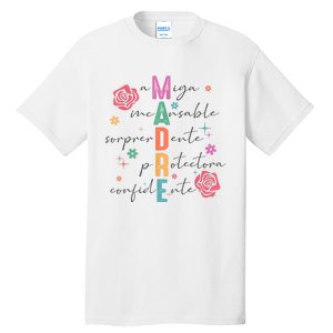 Spanish Mothers Day Retro Madre Retro Mama Tall T-Shirt