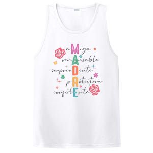 Spanish Mothers Day Retro Madre Retro Mama PosiCharge Competitor Tank