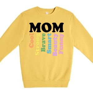 Special Mom Definition Mothers Day Gift Premium Crewneck Sweatshirt