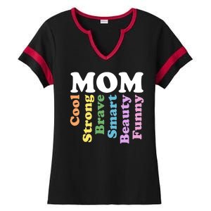 Special Mom Definition Mothers Day Gift Ladies Halftime Notch Neck Tee