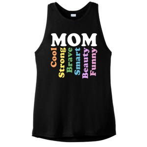 Special Mom Definition Mothers Day Gift Ladies PosiCharge Tri-Blend Wicking Tank