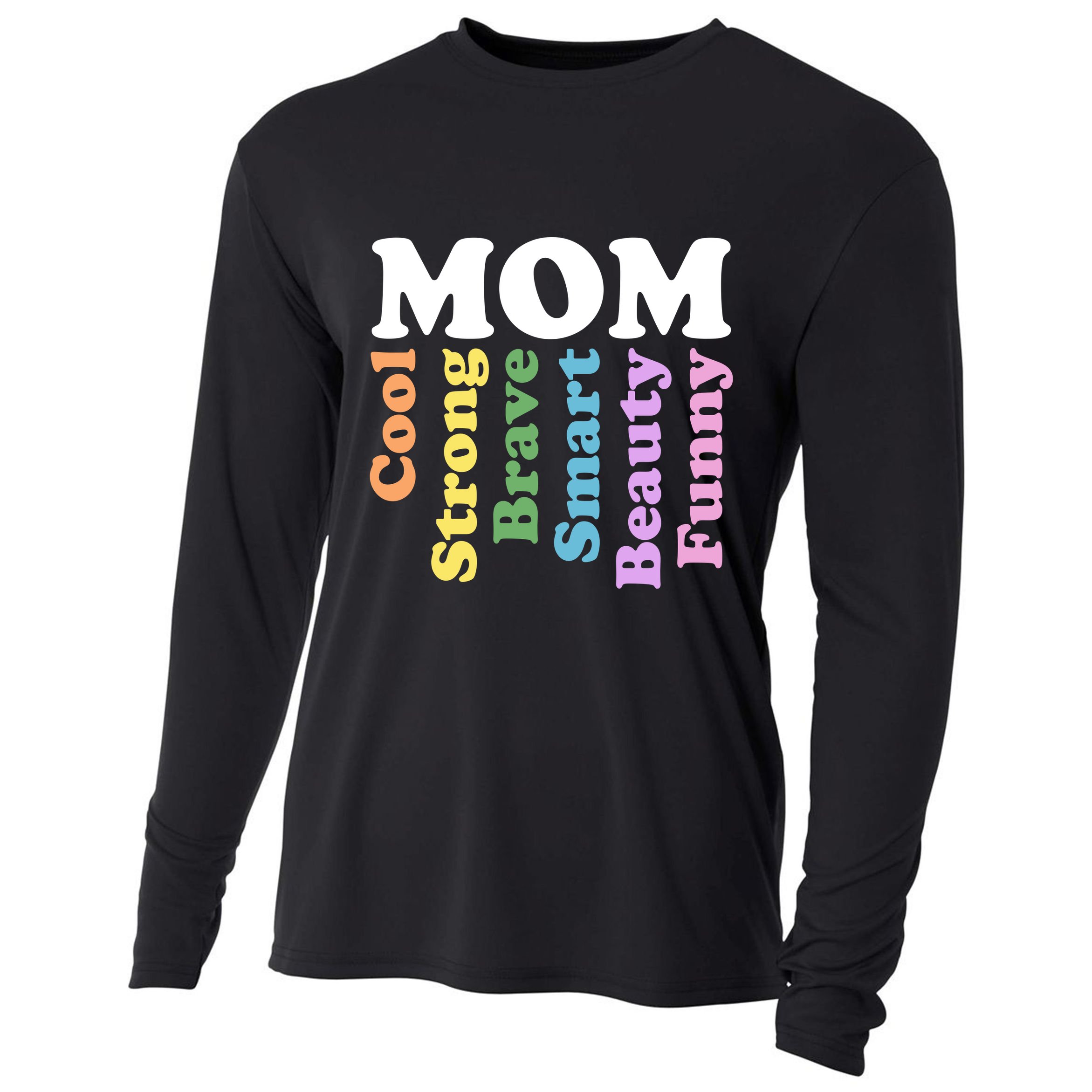 Special Mom Definition Mothers Day Gift Cooling Performance Long Sleeve Crew