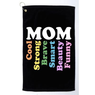 Special Mom Definition Mothers Day Gift Golf Towel