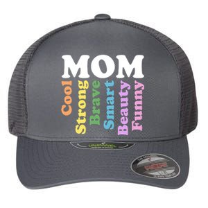 Special Mom Definition Mothers Day Gift Flexfit Unipanel Trucker Cap