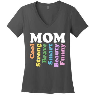Special Mom Definition Mothers Day Gift Women's V-Neck T-Shirt