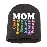 Special Mom Definition Mothers Day Gift Short Acrylic Beanie