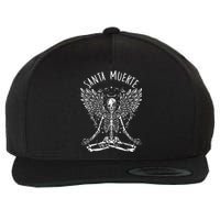 Santa Muerte Death Skeleton Skull Mexico Mexican Calavera Wool Snapback Cap