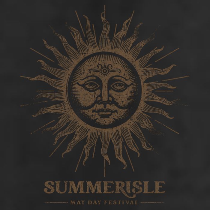 Summerisle May Day Festival 7 Panel Mesh Trucker Snapback Hat