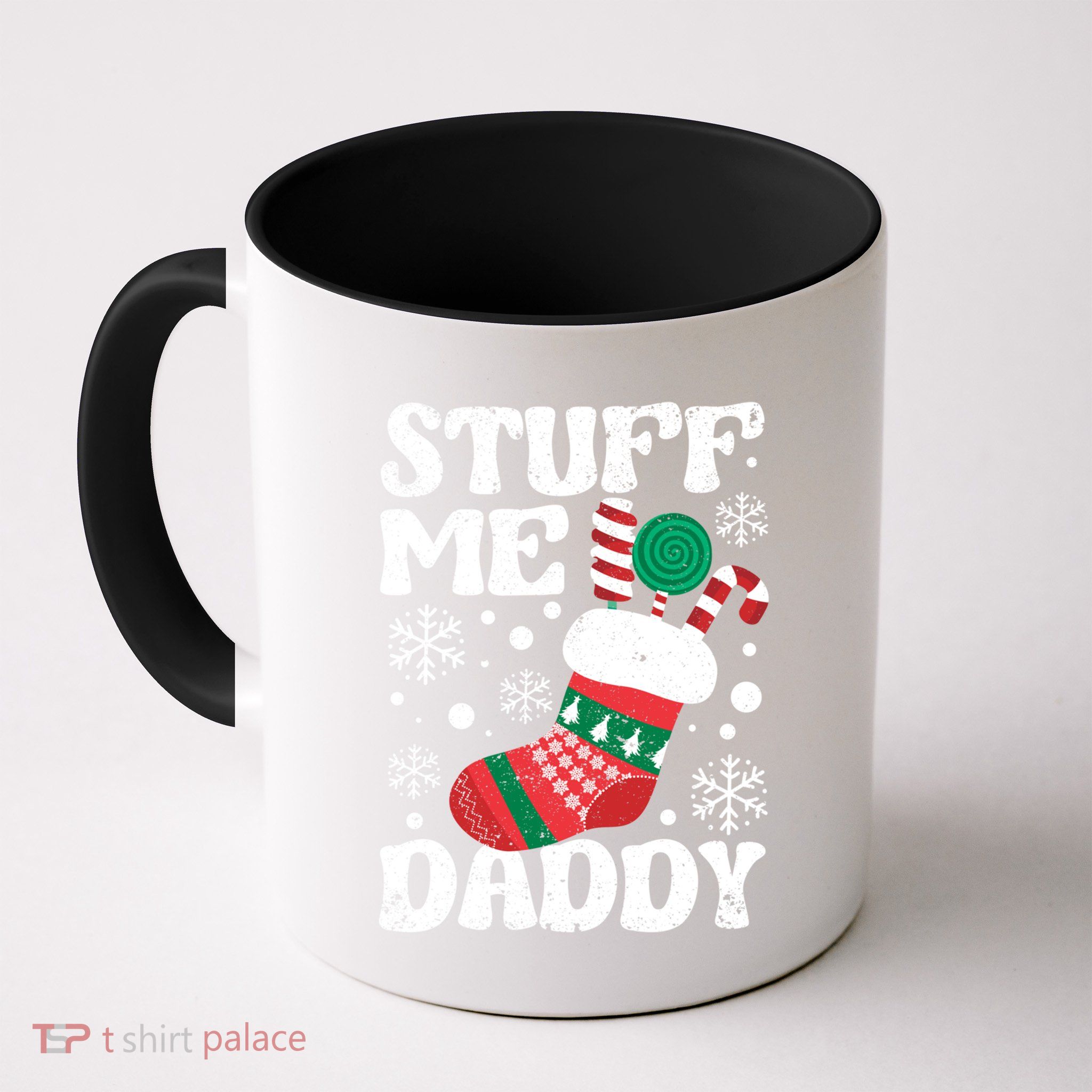 Stuff Me Daddy Naughty Christmas Jokes Stocking Dirty Xmas Swea Mug