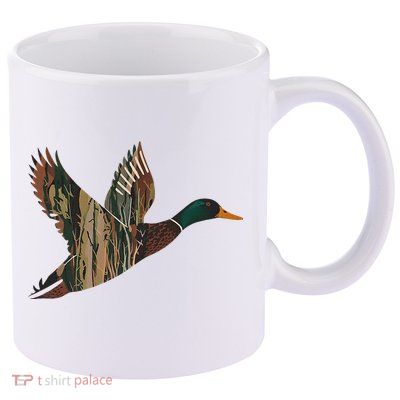 Sitka Mallard Dux Waterfowl Hunting Gear Duck Camo 11oz C Handle Ceramic Mug