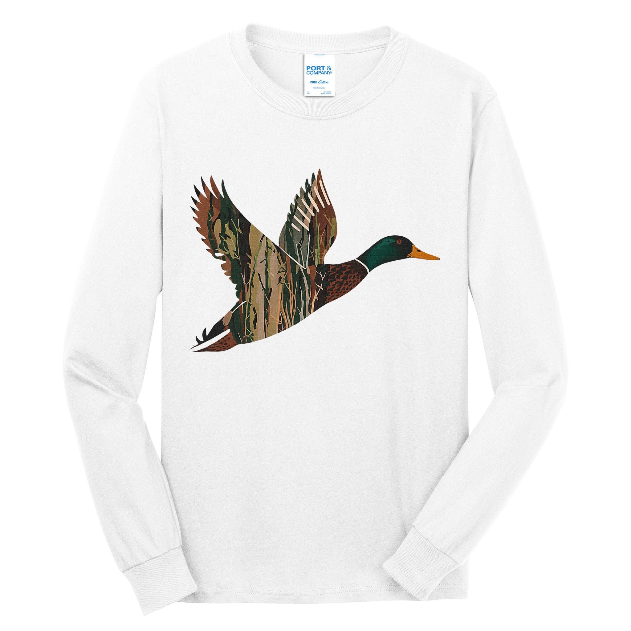 Sitka Mallard Dux Waterfowl Hunting Gear Duck Camo Tall Long Sleeve T-Shirt